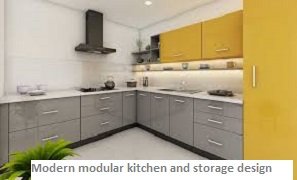 Modern modular kitchen and storage design